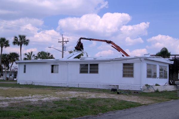 Mobile Home Demolition in Davenport
